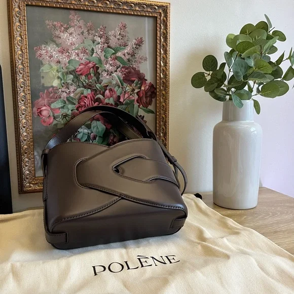 Polene Nodde Bag - Smooth Ebony - Picture 1 of 8